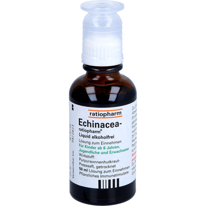 Echinacea-ratiopharm Liquid alkoholfrei, 50 ml Lösung