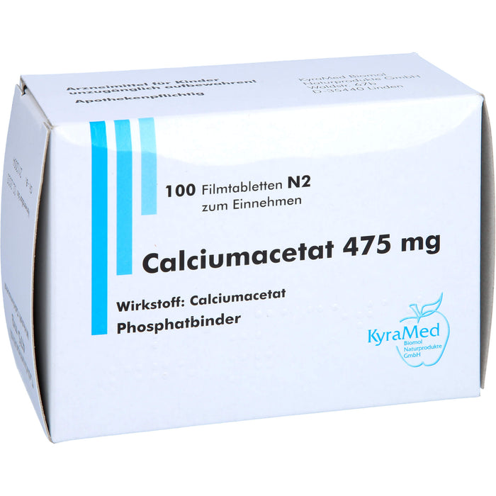 Calciumacetat 475 mg, Filmtabletten, 100 St FTA