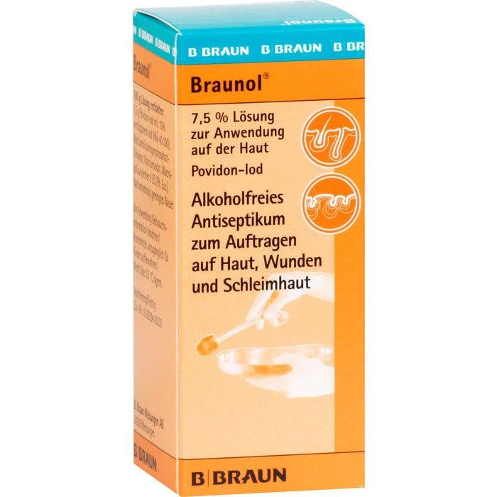 Braunol 7,5% Haut- und Schleimhautantiseptik Lösung, 30 ml Lösung