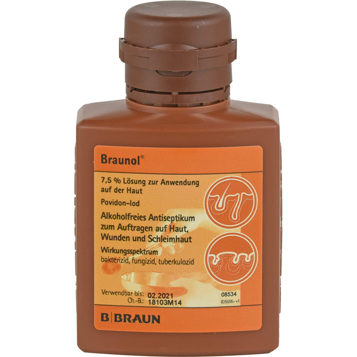 Braunol Lösung alkoholfreies Antiseptikum, 100 ml Lösung