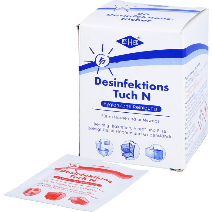 FRANK Desinfektions-Tuch N, 20 St. Tücher