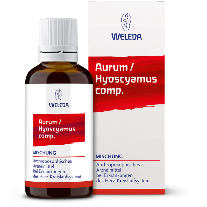 WELEDA Aurum / Hyoscyamus comp. Mischung bei Erkrankungen des Herz-Kreislaufsystems, 50 ml Mischung