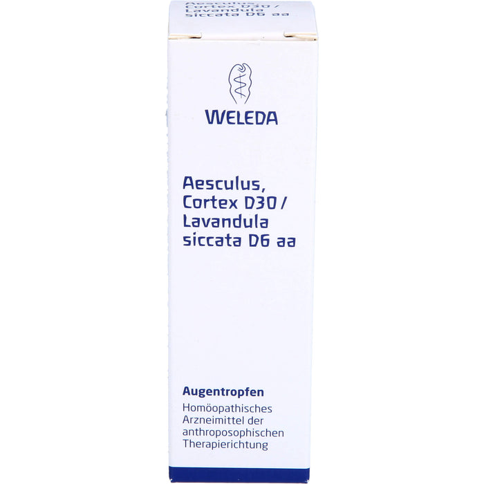 WELEDA Aesculus Cortex D 30 / Lavandula siccata D 6 aa Augentropfen, 10 ml Lösung
