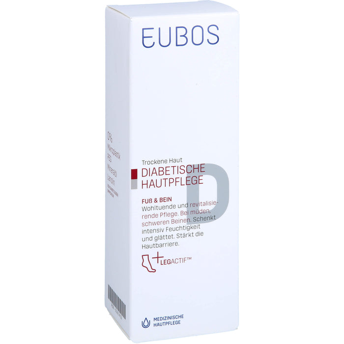 EUBOS Diabetische Hautpflege Fuß + Bein, 100 ml Creme