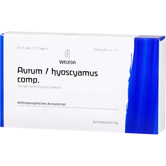 Aurum/Hyoscyamus comp. Weleda Amp., 8X1 ml AMP