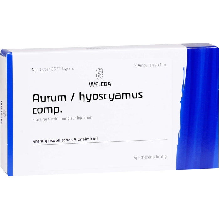 Aurum/Hyoscyamus comp. Weleda Amp., 8X1 ml AMP