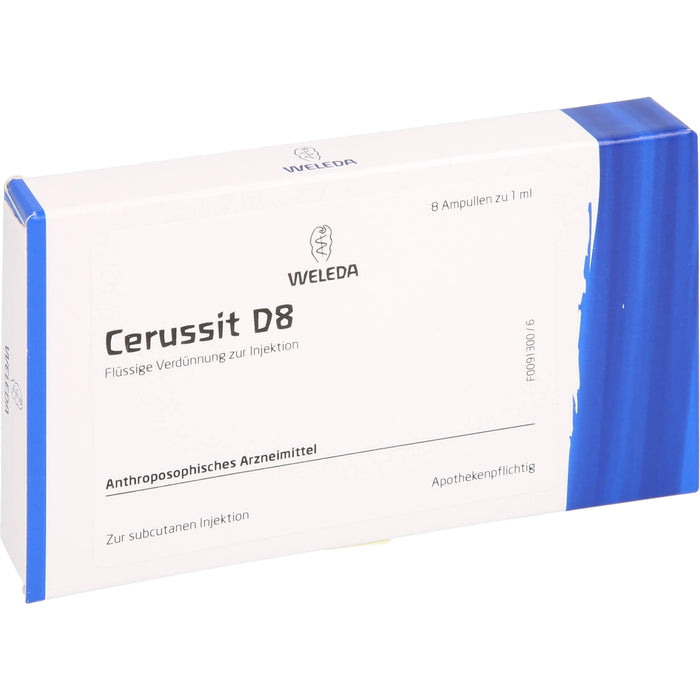 Cerussit D8 Weleda Amp., 8X1 ml AMP