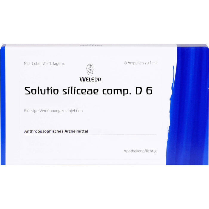 Solutio siliceae comp. D6 Weleda Amp., 8X1 ml AMP