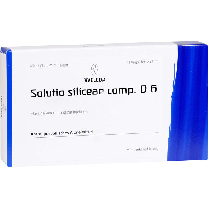 Solutio siliceae comp. D6 Weleda Amp., 8X1 ml AMP