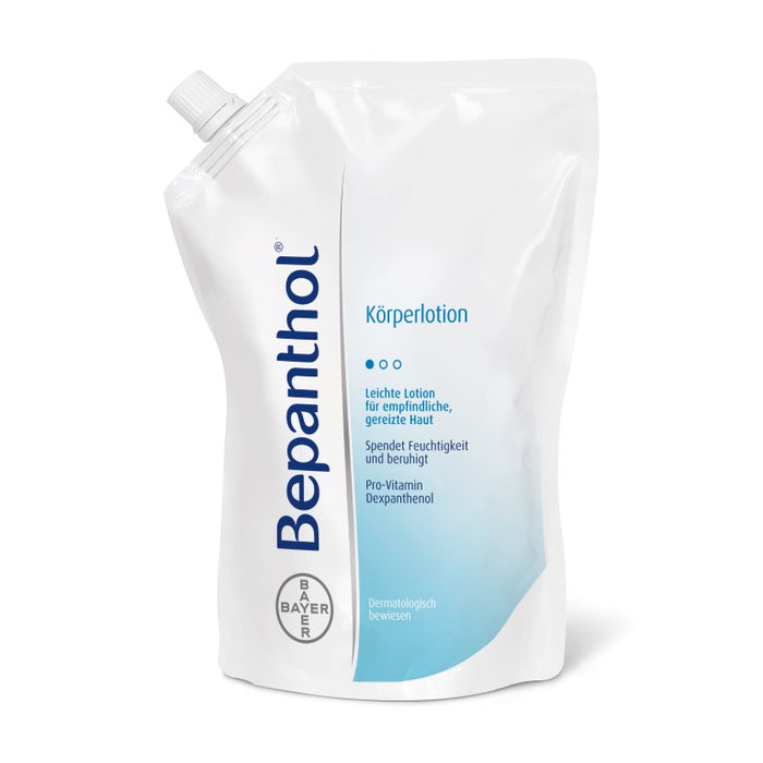 Bepanthol Körperlotion für empfindliche Haut Nachfüllbeutel, 400 ml Lotion