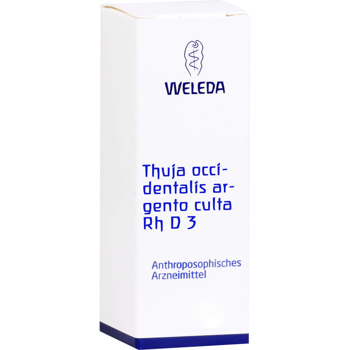 WELEDA Thuja occidentalis Argento culta Rh D3 flüssige Verdünnung, 20 ml Lösung