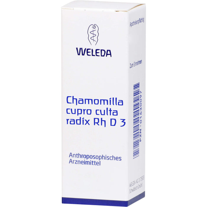 Chamomilla Cupro culta Radix Rh D3 Weleda Dil., 20 ml DIL