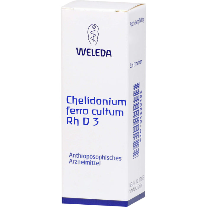 Chelidonium Ferro cultum Rh D3 Weleda Dil., 20 ml DIL