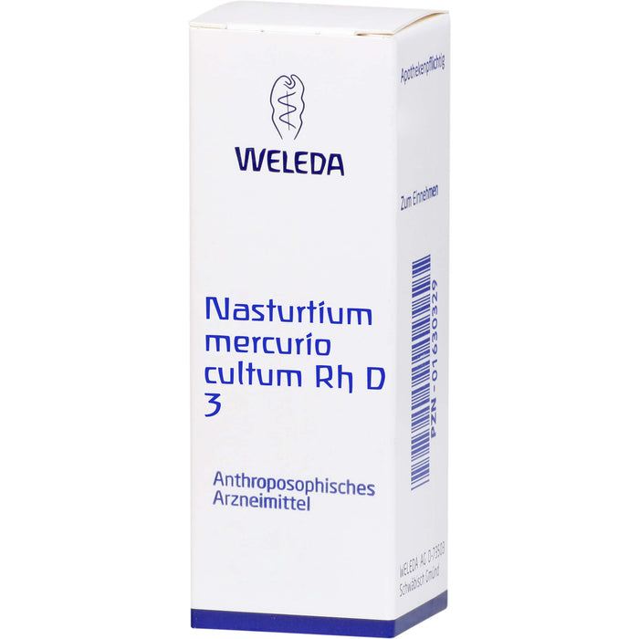 Nasturtium Mercurio cultum D3 Rh Weleda Dil., 20 ml DIL