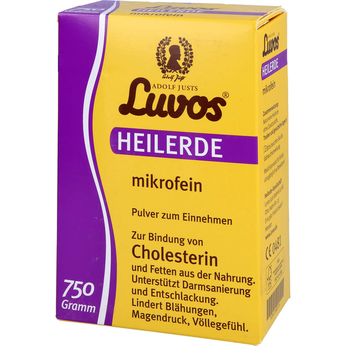 Luvos Heilerde mikrofein Pulver Cholesterin, 750 g Pulver