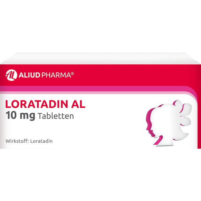 Loratadin AL 10 mg Tabletten Antiallergikum, 50 St. Tabletten