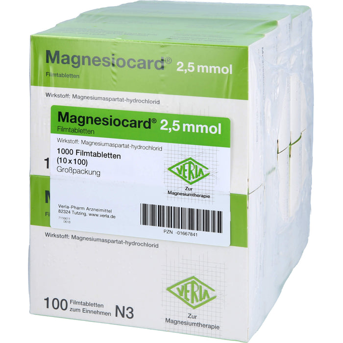 Magnesiocard 2,5 mmol, Filmtbl., 10X100 St FTA