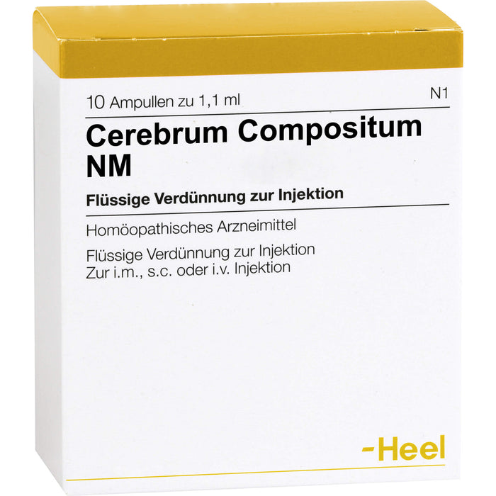 Heel Cerebrum Compositum NM Ampullen, 10 St. Ampullen
