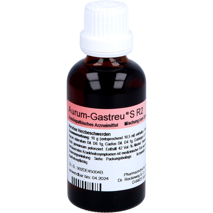 Aurum-Gastreu S R2 Tropfen nervöse Herzbeschwerden, 50 ml Lösung