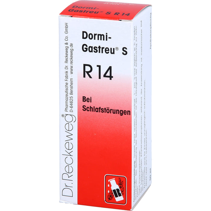 Dr. Reckeweg Dormi-Gastreu S R14 Tropfen bei Schlafstörungen, 50 ml Lösung