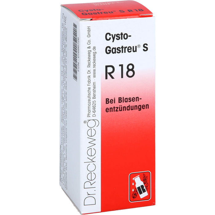 Cysto-Gastreu S R 18 Mischung bei Blasenentzündungen, 50 ml Lösung