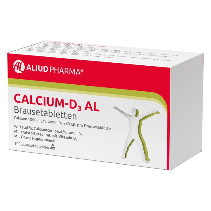 Calcium-D3 AL Brausetabletten, 100 St. Tabletten