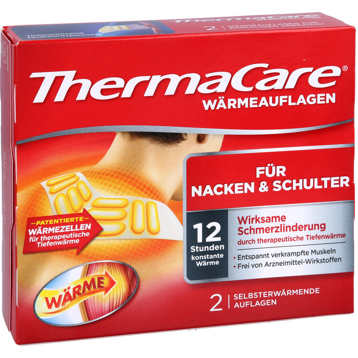 ThermaCare Wärmeauflagen für Nacken & Schulter, 2 St. Pflaster