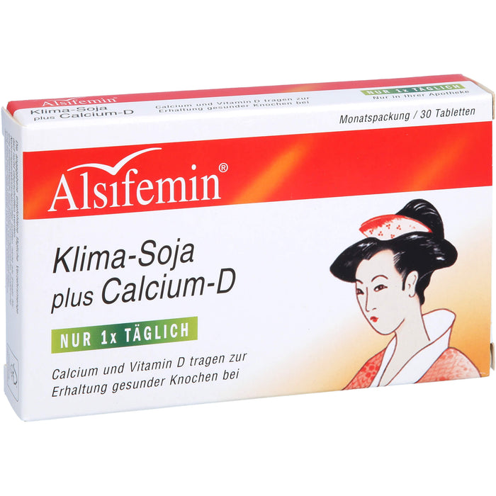 Alsifemin Klima-Soja plus Calcium-D Tabletten, 30 St. Tabletten
