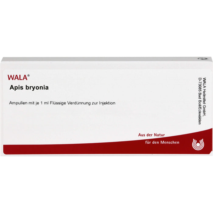 Apis/Bryonia, Flüssige Verdünnung zur Injektion, Wala, 10X1 ml AMP