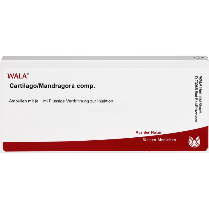 WALA Cartilago/Mandragora comp. Ampullen, 10 St. Ampullen