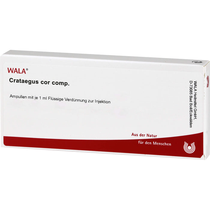 Crataegus Cor comp. Wala Ampullen, 10X1 ml AMP