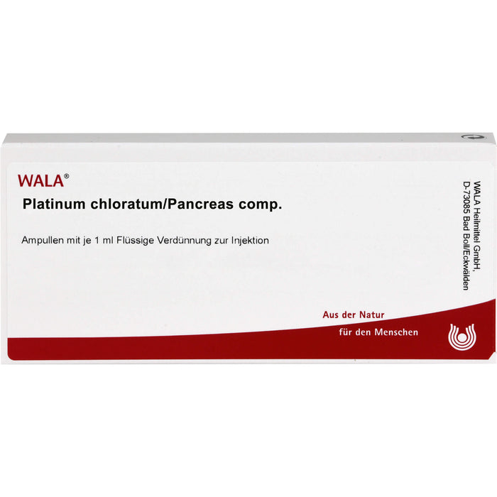 WALA Platinum chloratum/Pancreas comp. Ampullen, 10 St. Ampullen