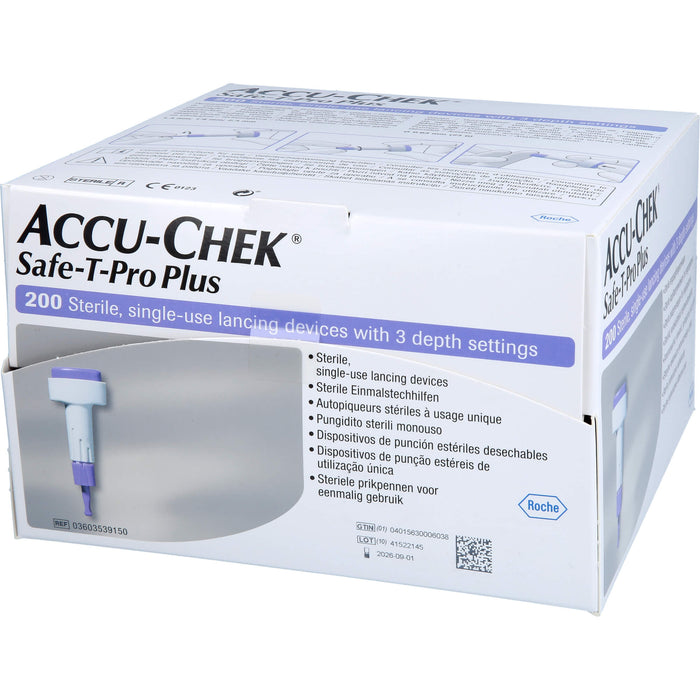 Accu-Chek Safe-T-Pro Plus, 200 St LAN