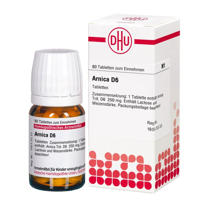 DHU Arnica D6, 80 St. Tabletten