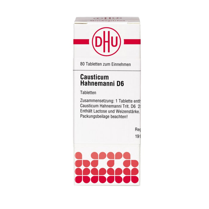 DHU Causticum Hahnemanni D6 Tabletten, 80 St. Tabletten