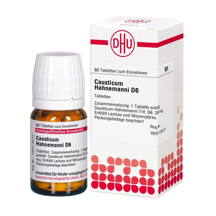 DHU Causticum Hahnemanni D6 Tabletten, 80 St. Tabletten