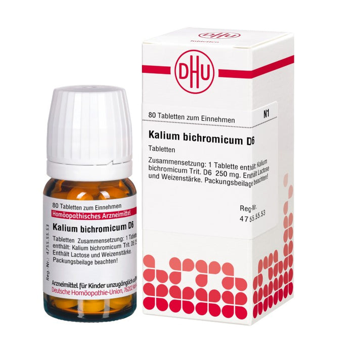 DHU Kalium bichromicum D6 Tabletten, 80 St. Tabletten