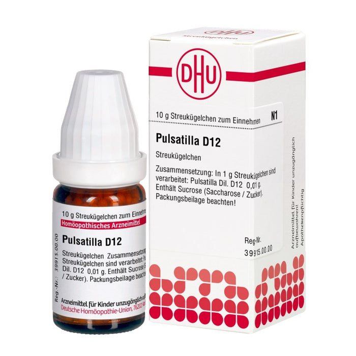 DHU Pulsatilla D12 Streukügelchen, 10 g Globuli