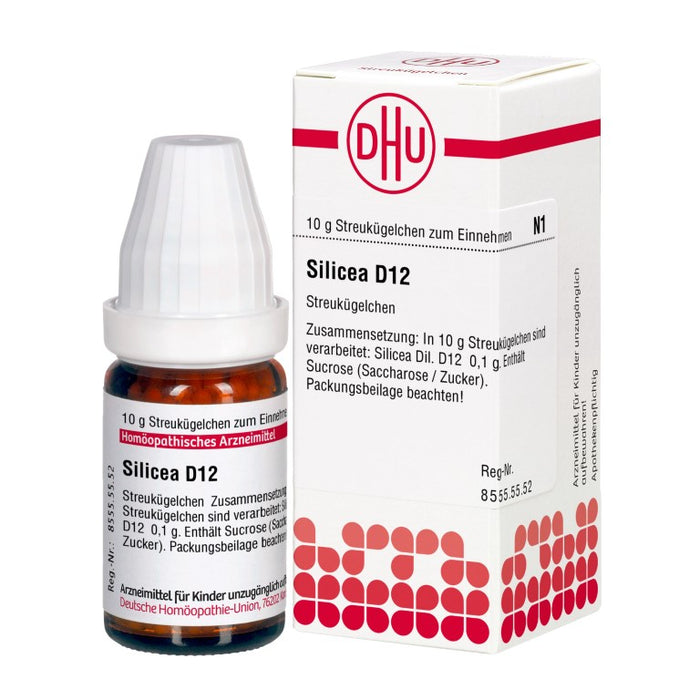 DHU Silicea D12 Streukügelchen, 10 g Globuli