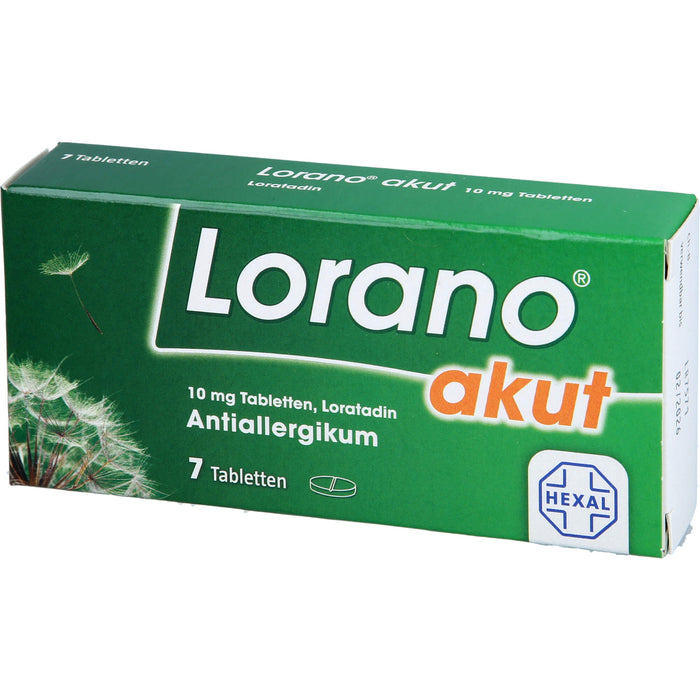 Lorano akut Tabletten, 7 St. Tabletten
