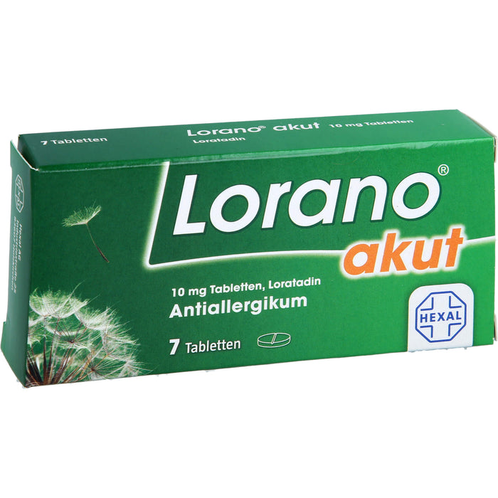 Lorano akut Tabletten, 7 St. Tabletten