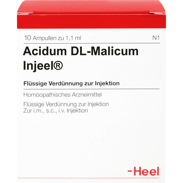 Acidum DL-malicum Injeel Amp., 10 St AMP