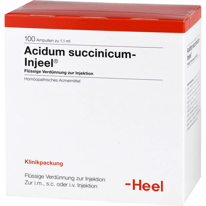 Acidum succinic. Injeel Amp., 100 St AMP