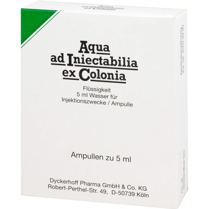 Aqua ad Iniectabilia ex Colonia Amp., 5ml, 5 ml Lösung