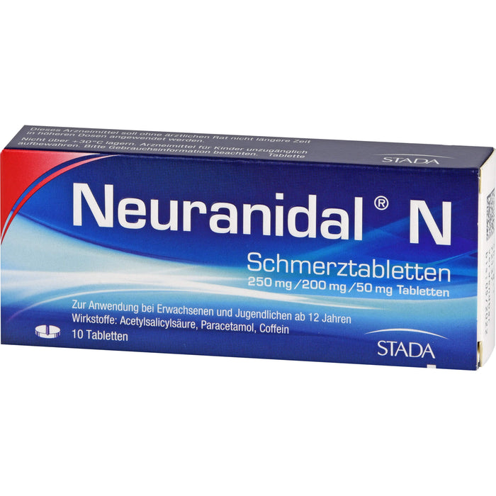 Neuranidal N Schmerztabletten, 10 St. Tabletten