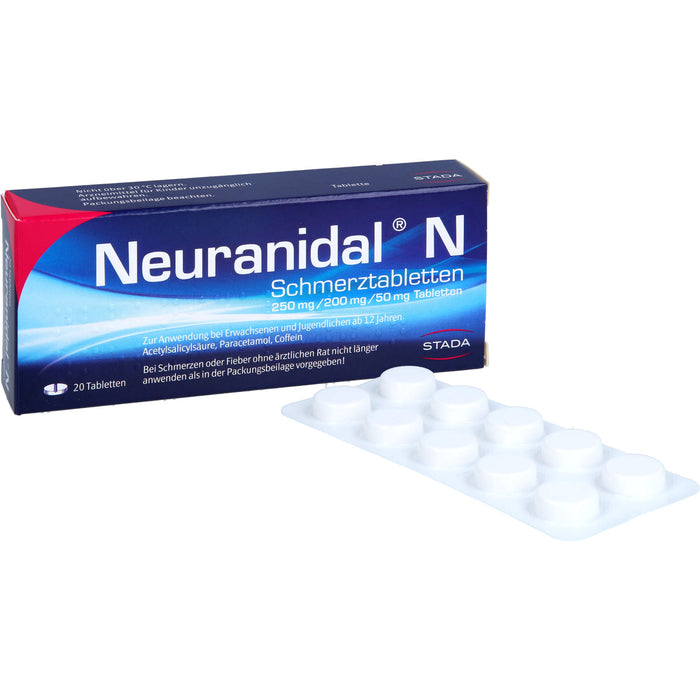 Neuranidal N Schmerztabletten, 20 St. Tabletten