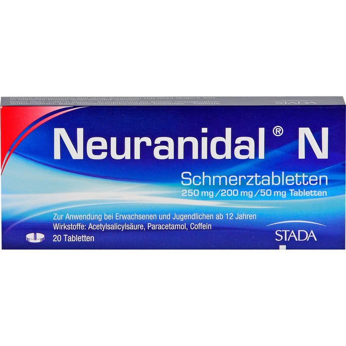 Neuranidal N Schmerztabletten, 20 St. Tabletten