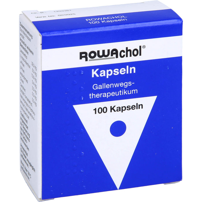 ROWAchol Kapseln Gallenwegstherapeutikum, 100 St. Kapseln