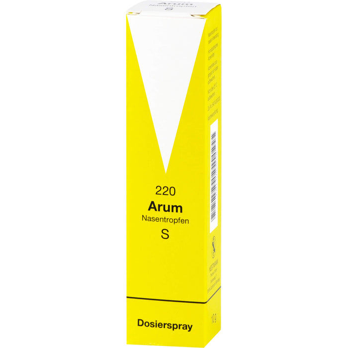 NESTMANN 220 Arum Nasentropfen S, 10 g Lösung