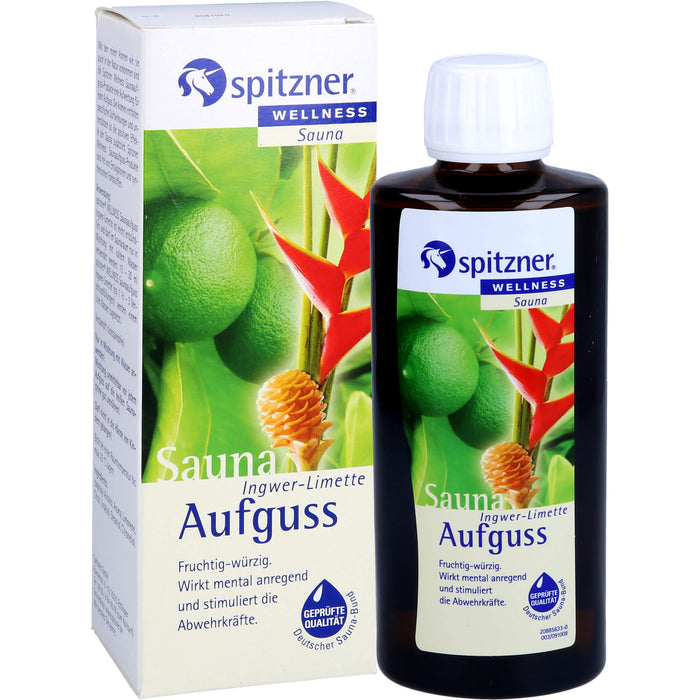 Spitzner Saunaaufguss Ingwer-Limette Wellness, 190 ml KON